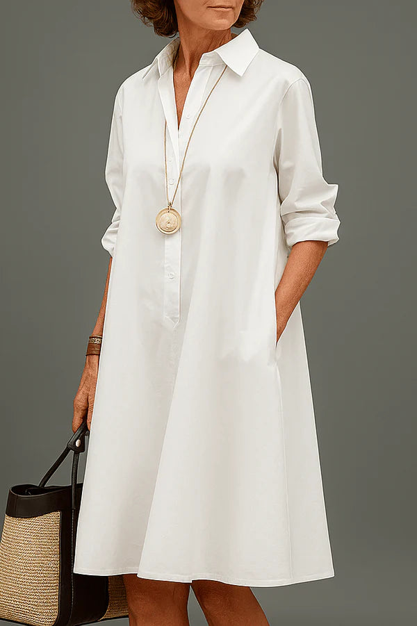 Brigitte | Luxury Midi Dress for Effortless Elegance